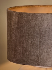 Mink Brown Plush Chenille Drum Easy Fit Shade - Image 3 of 7