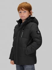 Calvin Klein Hooded Puffer Jacket - صورة 1 من 6