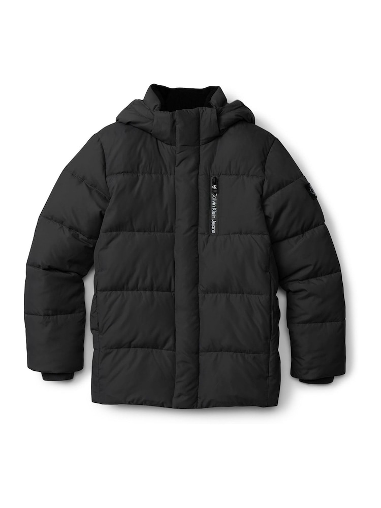 Calvin Klein Hooded Puffer Jacket - صورة 6 من 6