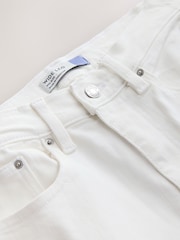 White High Rise Stretch Wide Leg Jeans - Image 7 of 8