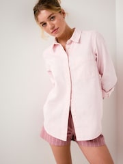 Pink Relaxed Fit Long Sleeve Denim Shirt - Image 2 of 4