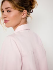 Pink Relaxed Fit Long Sleeve Denim Shirt - Image 4 of 4