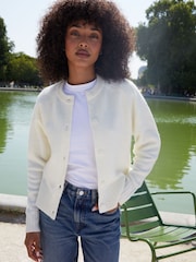 Cream - Threadbare Button Up Pletena pletena jopa - Slika 1 iz 4