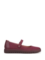 Vionic Red Uptown Regular Fit Arch Support Mary Jane Shoes - Imagem 1 de 7