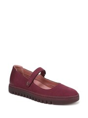 Vionic Red Uptown Regular Fit Arch Support Mary Jane Shoes - Imagem 3 de 7