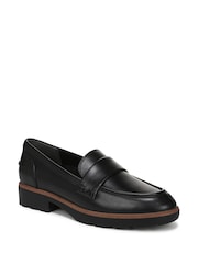 Vionic Black Cleo Wide Fit Arch Support Loafers - Image 3 of 7