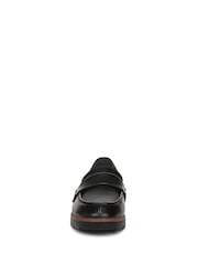 Vionic Black Cleo Wide Fit Arch Support Loafers - Image 4 of 7