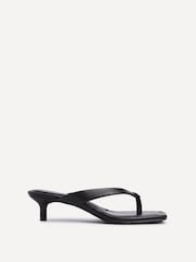 Negro - Linzi Potential Toe Post Kitten Sandals - Imagen 2 de 5