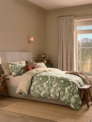 William Morris At Home Set of 2 Nettle Green Strawberry Thief Pillowcases - Image 3 of 6