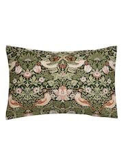 William Morris At Home Set of 2 Nettle Green Strawberry Thief Pillowcases - Image 5 of 6