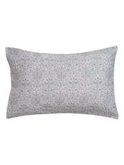 William Morris At Home Indigo or Raspberry Blue Flowerpot 220 Thread Count Duvet Cover and Pillowcase Set - Image 7 of 7