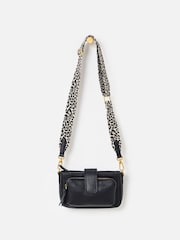 Oliver Bonas Black Laura Slim Cross-Body Bag - Image 2 of 6