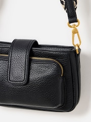 Oliver Bonas Black Laura Slim Cross-Body Bag - Image 5 of 6