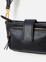 Oliver Bonas Black Laura Slim Cross-Body Bag - Image 6 of 6