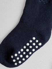 JoJo Maman Bébé Navy 3-Pack Plain Extra Thick Socks - Image 3 of 3
