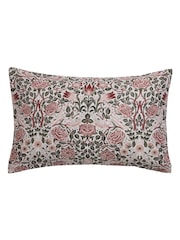 William Morris At Home Brick Pink or Sage Green Rose 220 Thread Count Duvet Cover and Pillowcase Set - Image 6 of 7
