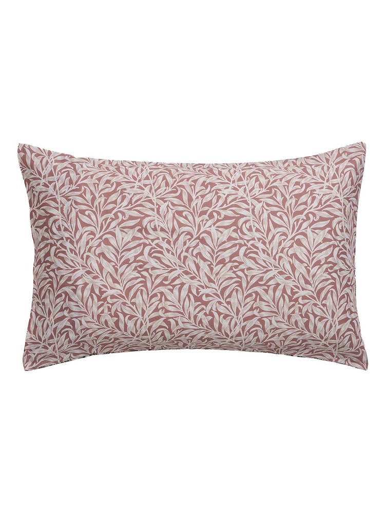 William Morris At Home Brick Pink or Sage Green Rose 220 Thread Count Duvet Cover and Pillowcase Set - Image 7 of 7 William Morris At Home Brick Pink or Sage Green Rose 220 Thread Count Duvet Cover and Pillowcase Set - Image 7 of 7