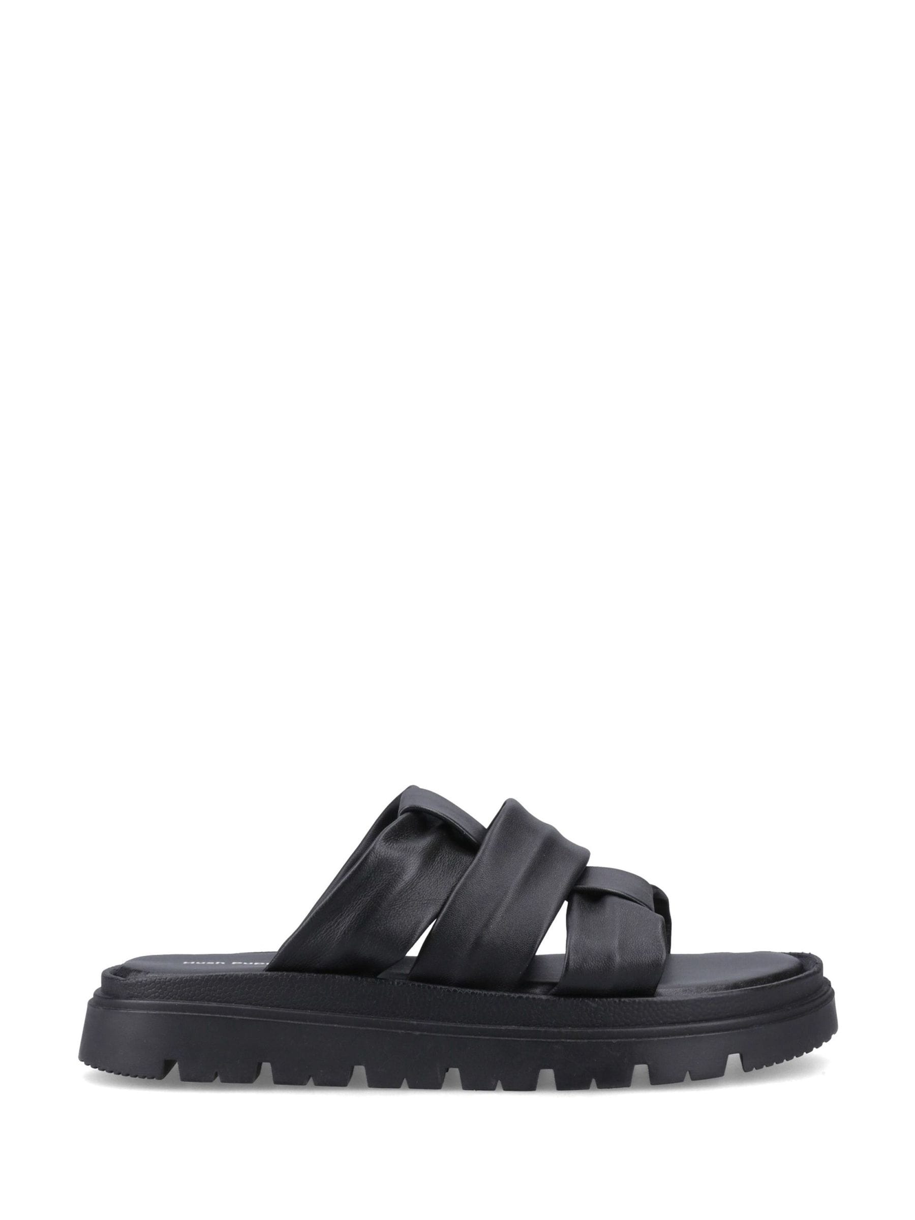 Hush Puppies Women's Black Loretta Slip On Sandal