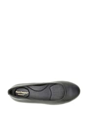 Hush Puppies Black Alice Flat Ballet Shoes - Image 5 of 6