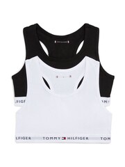 Tommy Hilfiger White 2 Pack Signature Unpadded Racerback Bralette - Image 1 of 2