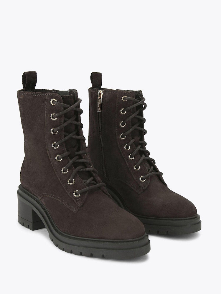 Carvela Brown Lace-Up Boots - Image 4 of 4 Carvela Brown Lace-Up Boots - Image 4 of 4