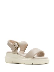 Hush Puppies Brown Uplift Quarter Strap Sandals - Image 2 of 4