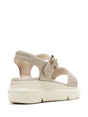 Hush Puppies Brown Uplift Quarter Strap Sandals - Image 3 of 4