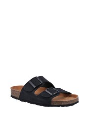 Hush Puppies Black Brixley Mule Sandals - Image 2 of 4