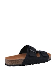 Hush Puppies Black Brixley Mule Sandals - Image 5 of 6