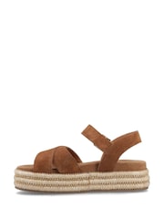 Hush Puppies Brown Rosa Rafia Sandals - Image 2 of 4