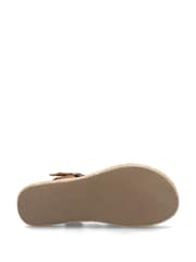 Hush Puppies Tan Rosa Rafia Suede Sandal - Image 7 of 7