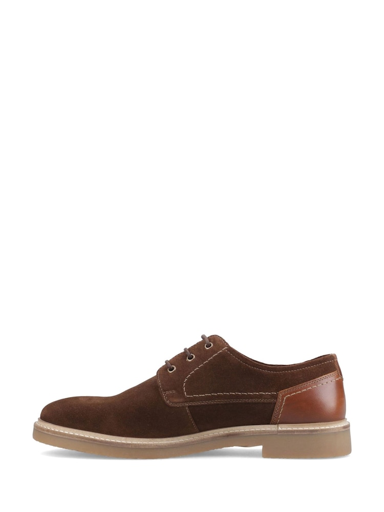 Hush Puppies Brown Guy Lace Up Shoes - Image 5 of 5