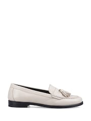 Hush Puppies Cream Connie Tassel Loafers - Image 1 of 4