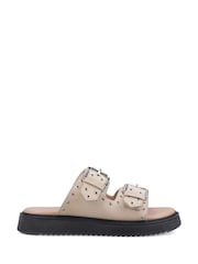 Hush Puppies Brown Christine Mule Sandals - Image 3 of 4
