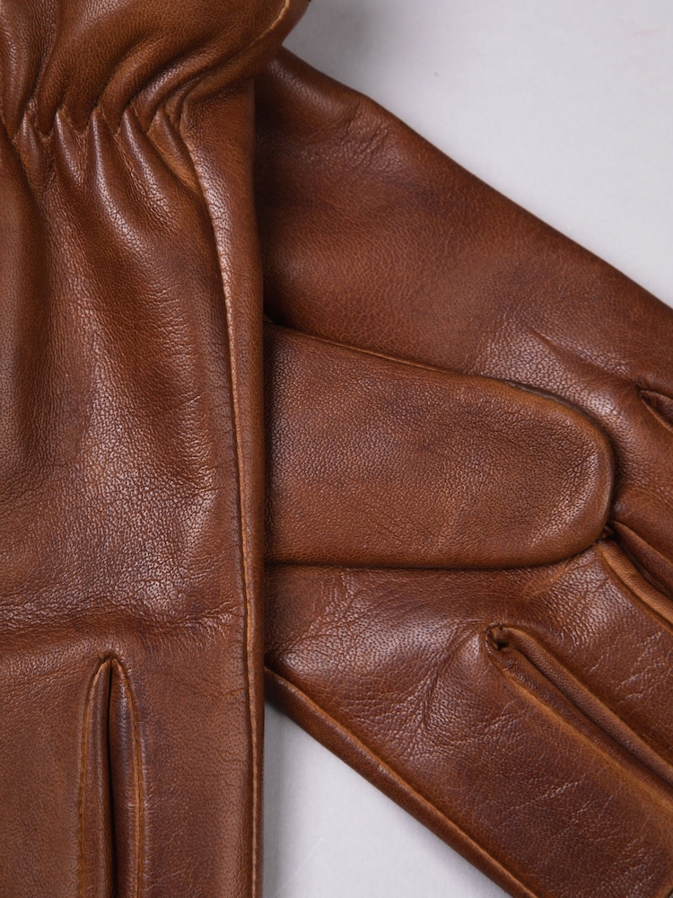 Lakeland Leather Brown David Gloves - Image 4 of 4 Lakeland Leather Brown David Gloves - Image 4 of 4