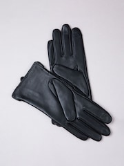 Lakeland Leather Black Twin Buckle Gloves - Image 2 of 4