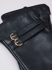 Lakeland Leather Black Twin Buckle Gloves - Image 3 of 4