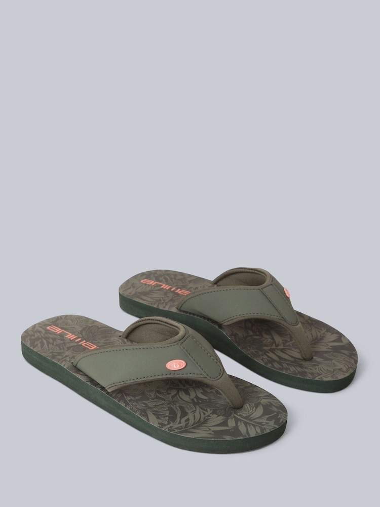 Animal Orange Swish Womens Flip Flops Multipack - Image 1 of 10