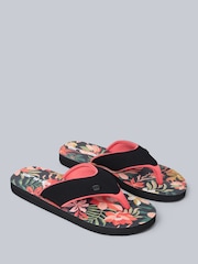Animal Orange Swish Womens Flip Flops Multipack - Image 2 of 10