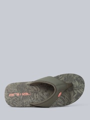 Animal Orange Swish Womens Flip Flops Multipack - Image 5 of 10