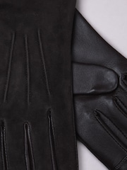 Lakeland Leather Brown Hesket Suede Gloves - Image 3 of 4