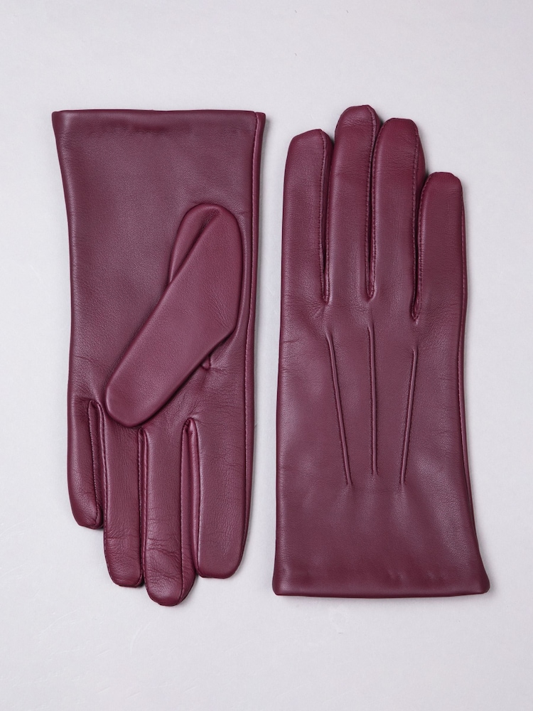 Lakeland Leather Red Blea Classic Gloves - Image 1 of 4