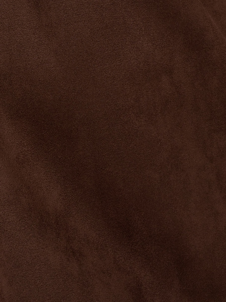 Adrianna By Adrianna Papell Brown Suede Shift Dress - Image 6 of 6 Adrianna By Adrianna Papell Brown Suede Shift Dress - Image 6 of 6