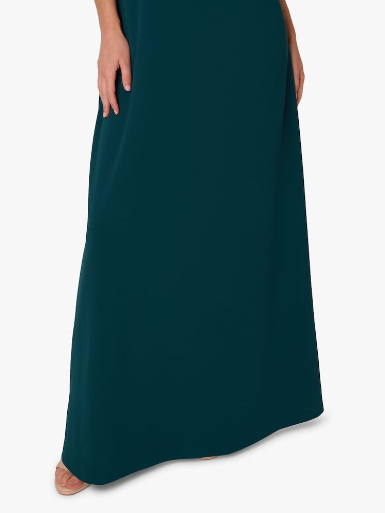 Adrianna Papell Green Trimmed Mermaid Dress - Image 6 of 6