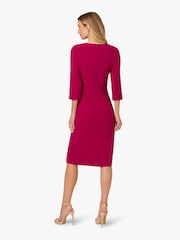 Adrianna Papell Purple Beaded Dress - Image 2 of 6