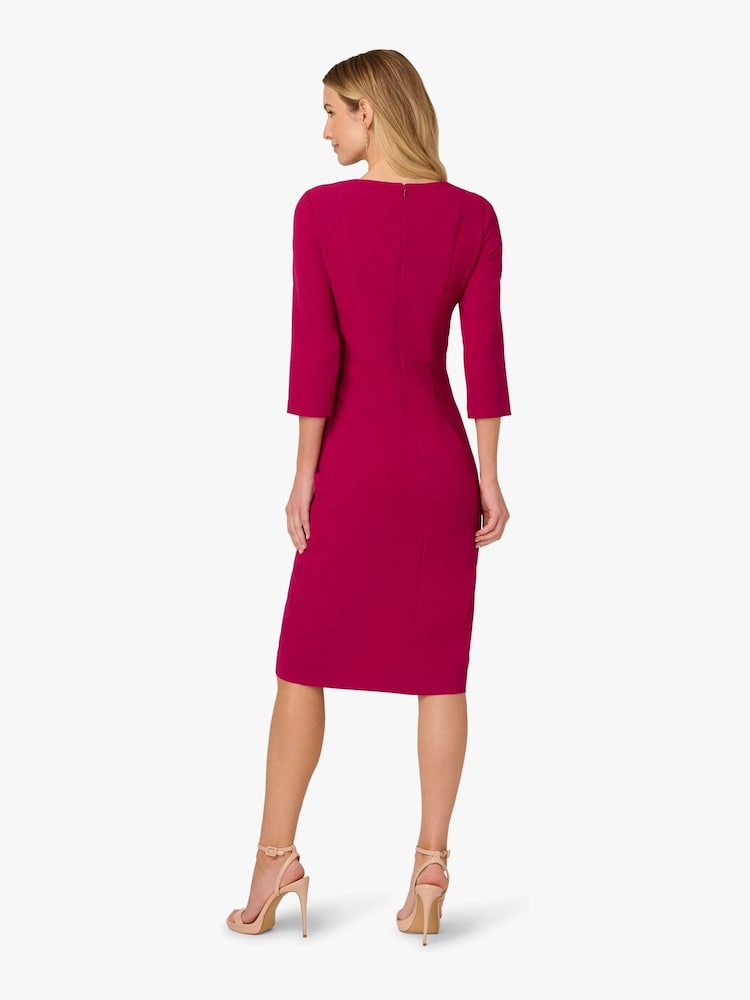 Adrianna Papell Purple Beaded Dress - Image 2 of 6
