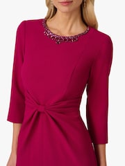 Adrianna Papell Purple Beaded Dress - Image 4 of 6