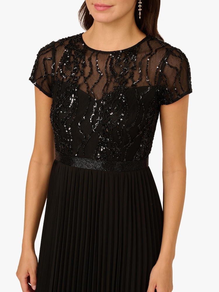 princess polly baby blue dress Buy Adrianna Papell Black Bead Pleat Long Dress from Next USA