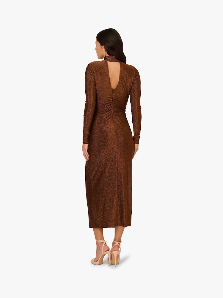 ankle length knit dress The Maeve Ankle Length Ribbed Knit Dress in Red