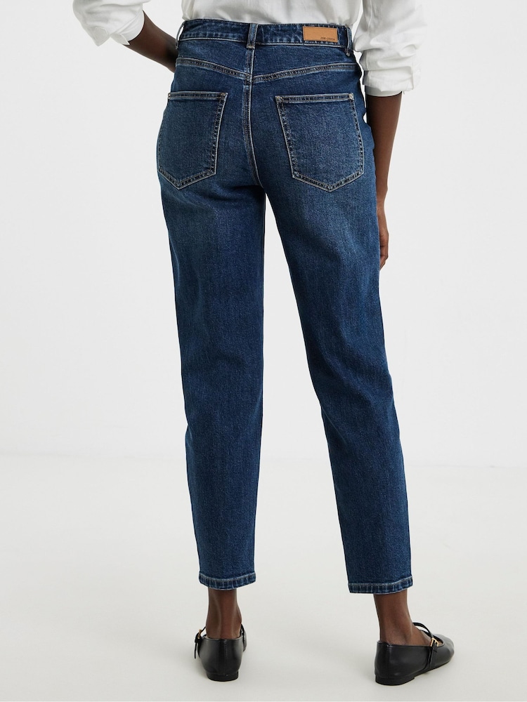 JD Williams Blue Authentic Mom Jeans - Image 2 of 4